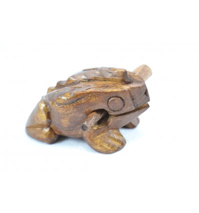 Wooden deals music frog