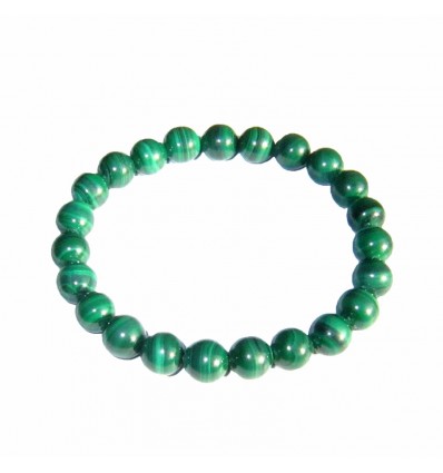 Bracciale in malachite naturale. Protezione, guarigione, la