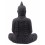 Buddha Statue in black stone, deco ethnic asian thailand.