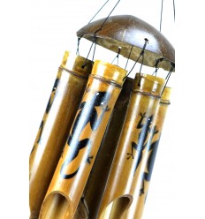 Carillon à vent en bambou. Carillon éolien, Cloche à Vent