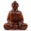Statue de Bouddha assis en lotus. Artisanat d'Asie.
