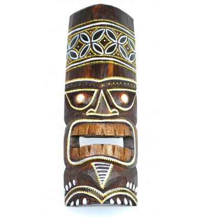 Acheter petit masque tiki en bois pas cher. Décoration Tiki tahiti.
