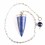 Pendule ésotérique en lapis lazuli, communication extra-sensorielle.