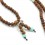 Bracelet Tibétain, Mala en perles de bois et + noeud sans fin. Livraison offerte !