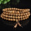 Bracelet Tibetan Mala 108 wooden beads + node without end. The delivery is free !