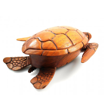 Boîte en bois Mars pour reptiles, tortues d'eau, bassin en échelle