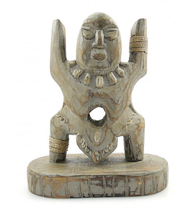 Totem Koh Lanta in legno, acquisto arredamento etnico chic, trofeo avventura.