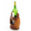 Bottle holder display bottle of original wooden turtle wine.