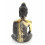 Bronze Zen Buddha statuette Bhumisparsa Mudra. Deco import Asia.