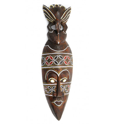 Maschera africana uccello di acquisto non costoso. Artigianato africano online.