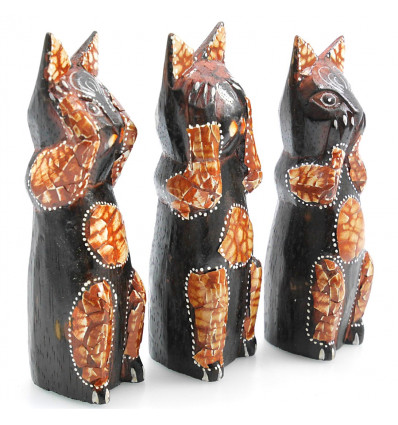 Black and White Ceramic Lucky Cat Salt and Pepper Shaker Set - World Market