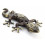 Statua deco salamandra geco margouillat bronzo. Artigianato del mondo.