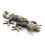 Statue deco salamander gecko margouillat bronze. Craftsmanship of the world.