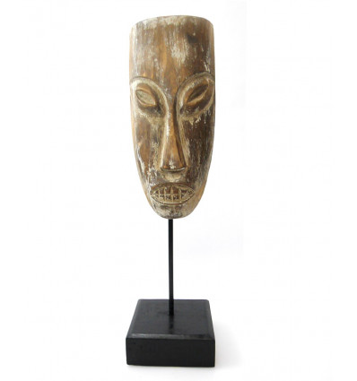 Tribal mask african primitive on foot to ask. Deco arts first.