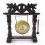 Gong table chinese on base. Asian decor dragon purchase.