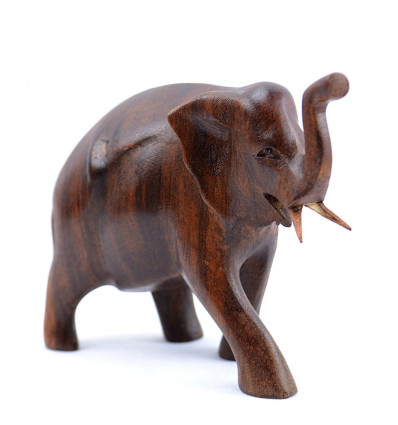 Statuette éléphant en bois pas cher, achat.