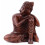 Statue de Bouddha assis 20cm en bois massif sculpté main