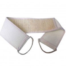 Thong massage exfoliating in vegetable fiber and cotton, double face.