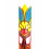 Tiki mask h50cm wood colorful pattern. Decoration Hawaiian Maori !