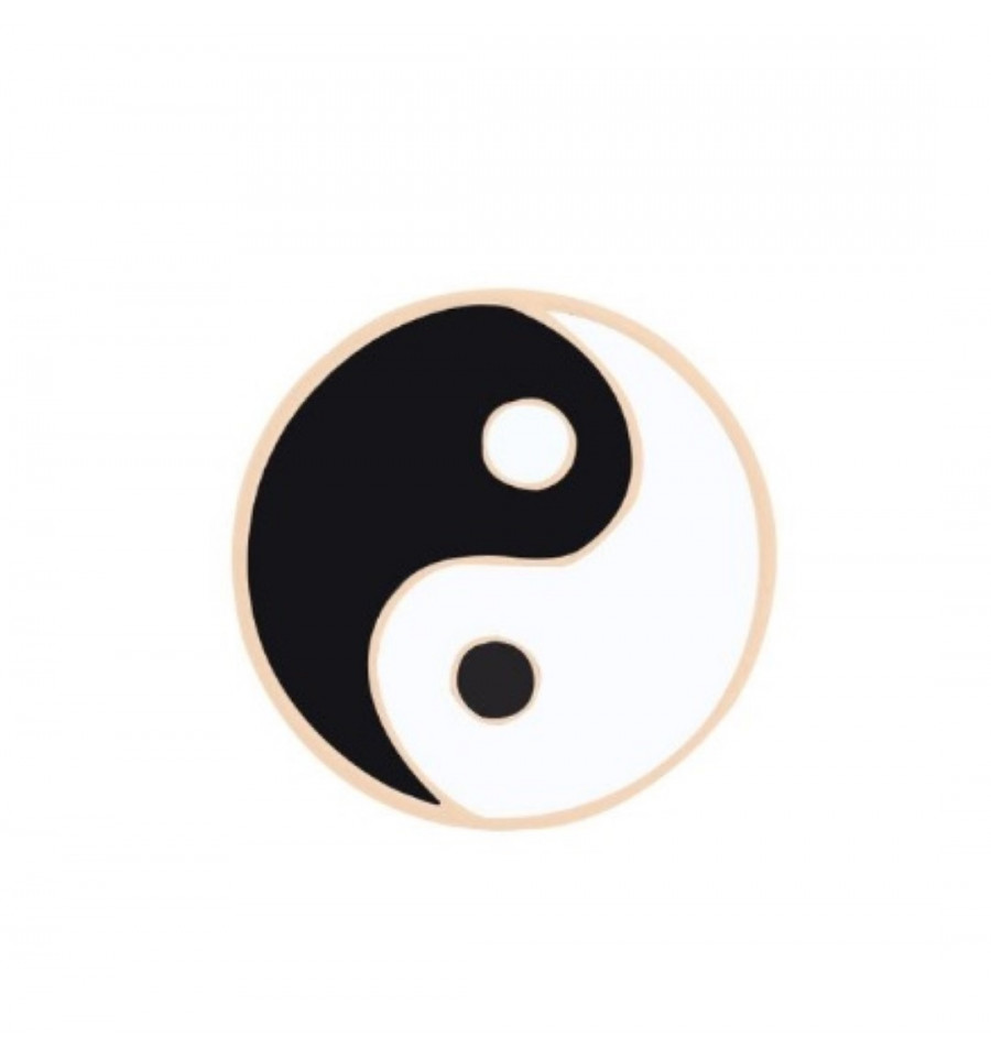 Yin yang symbol with 3 parts