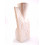 Busto Visualizzare le collane in legno massello bianco spazzolato professionale.