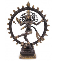 Statuette of Shiva Nataraja in bronze H35cm. Crafts asian.