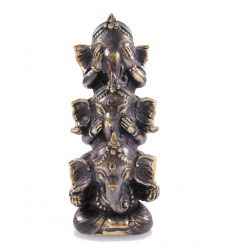 Statuetta di Ganesh en bronzo A15cm. Artigianato asiatico.