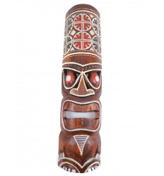 Purchase small tiki mask wood cheap. Decoration Tiki tahiti.