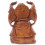 Statue Bouddha chinois rieur H30cm. "Happy Buddha" en bois exotique sculpté main.