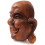 Mask of the Buddha chinese carved wood H20cm