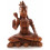 Statue of lord Shiva sitting h30cm solid wood carved shade brown