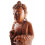 Great statue sculpture Buddha rare wood, deco zen.