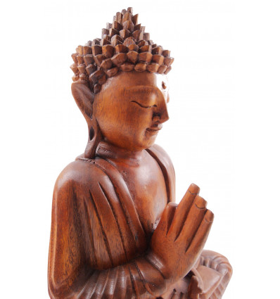 Mini décorations de Bouddha porte-bonheur assis, petites statues