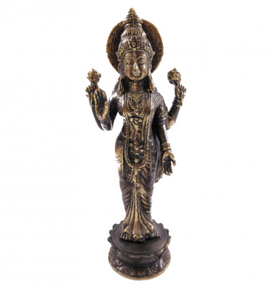 Statuette Vishnu bronze H12cm. Crafts asian.