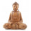 Statua di Buddha seduto nella posizione del loto h30cm Legno intagliato a mano