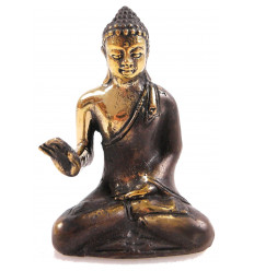 Statuette Buddha Zen bronze H11cm. Import Asia.