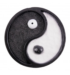 Incenso titolari cinese yin-yang e la sabbia per 2 bastoni.