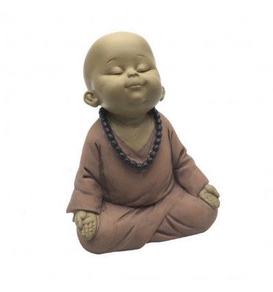 Statuette Bébé Bouddha zen méditation. Bébé moine bouddhiste enfant.