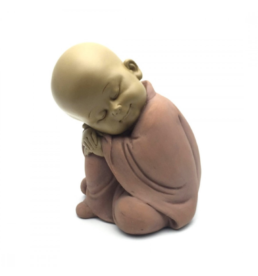 Baby Buddha Thinker Figurine Buddhist Monk Child Cheap