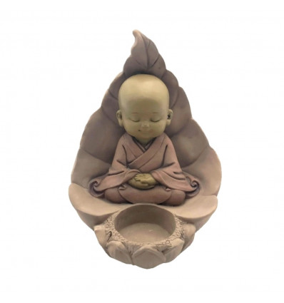 Candle holder baby buddha in meditation. Zen decoration cheap, purchase.