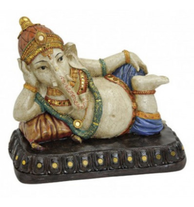 Ganesh statuette 16cm finition laque brillante.
