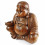 Buddha Statue chinese wood carved H30cm