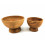 Cups / bowls made of Teak wood. Lot of 4.