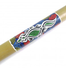 Bâton de pluie artisanal en bambou 60cm. Acheter rainstick en ligne.