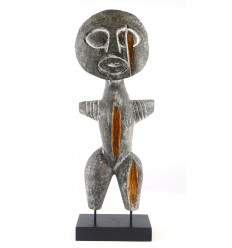 Statua bambola fertilità del Ashanti nero antichi in legno vecchio stile 58cm