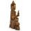 Large statue of Shiva 50cm in exotic wood. Sculpture craft fair and side