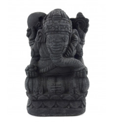 Statuette of Ganesh H20cm stone reconsituée