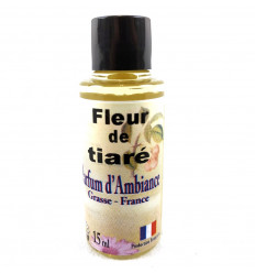 Parfum d'Ambiance de Grasse Fleur de Tiaré, senteur Florale & Solaire