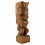 Totem Tiki H50cm da vecchi, modello, Palm. Decorazione maori.