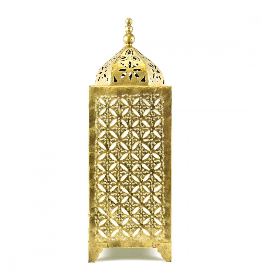 Lanterne Marocaine Maison Du Monde.Lampe Orientale Style Lanterne Marocaine 50cm Or Et Blanc